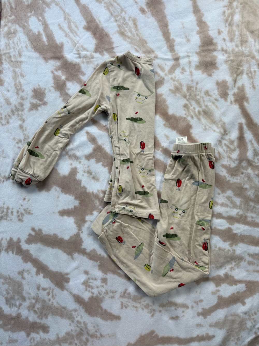 Milkberry Bamboo Golf Print Pj 3T